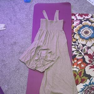 Free People Romper in Taupe sz L